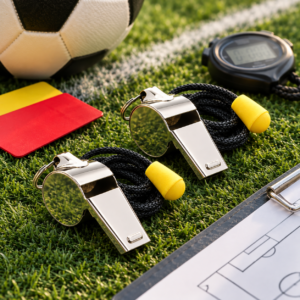 Sports Whistles, 2 Pack with Lanyard